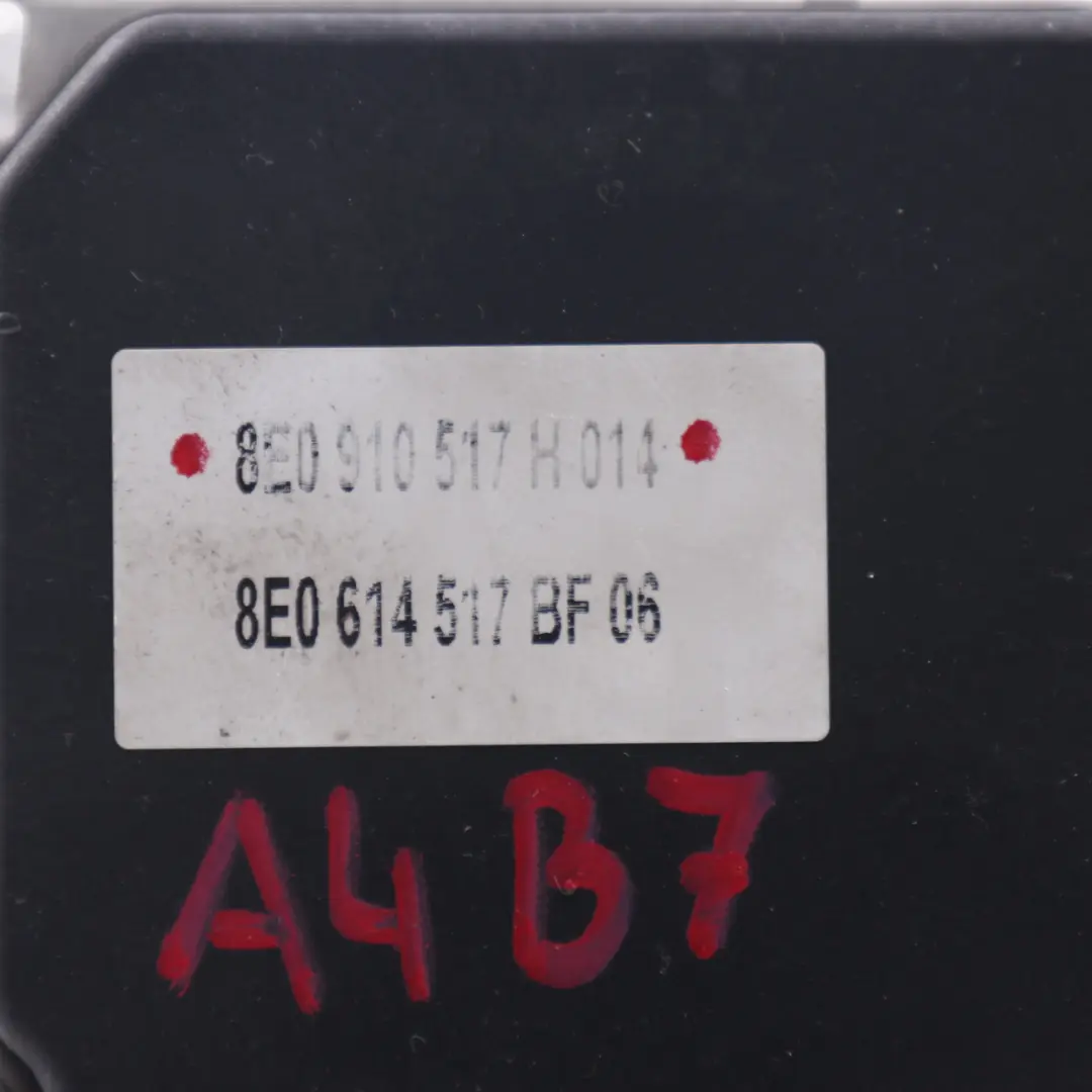 Audi A4 B7 Brake Pump ABS Module Hydraulic Control Braking Unit 014 - SKU 8E0910517H - Part number 8E0910517H014