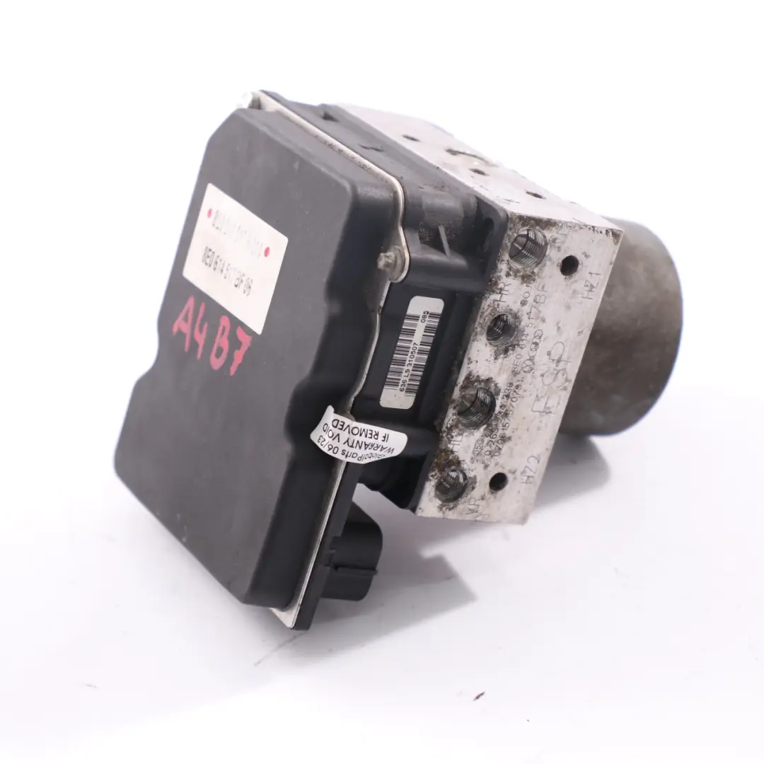 Audi A4 B7 Brake Pump ABS Module Hydraulic Control Braking Unit 014 - SKU 8E0910517H - Part number 8E0910517H014