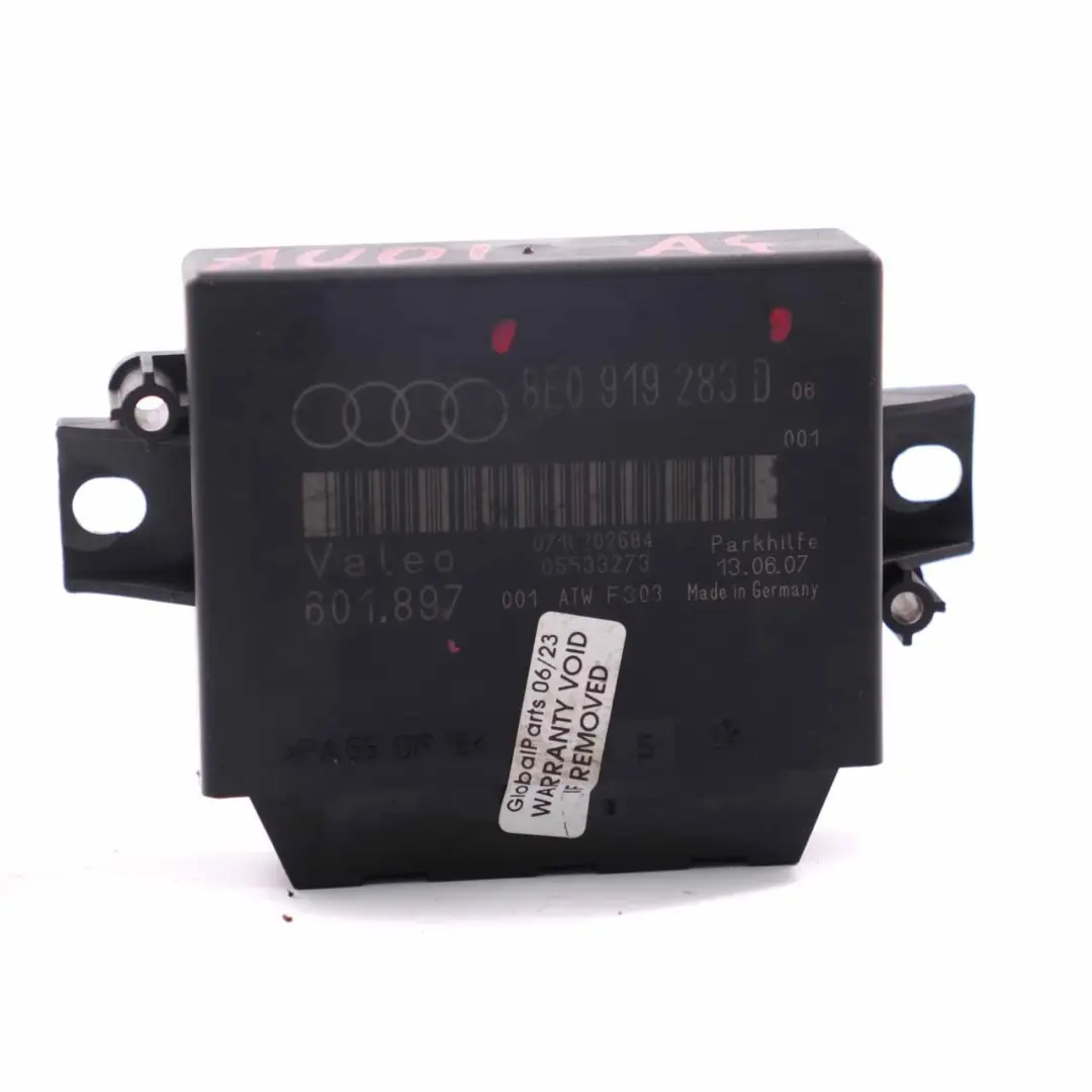 Audi A4 B7 PDC Parking Distance Sensor Control Unit Module Rear - SKU 8E0919283D - Part number 8E0919283D