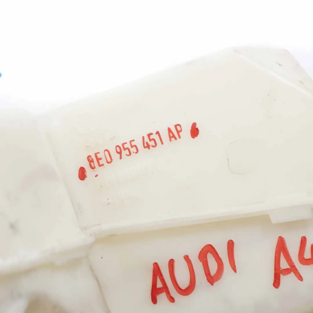 Windscreen Washer Bottle Tank Reservoir to Audi A4 B7 with Part number 8E0955451AP Audi A4 B7 Windscreen Washer Bottle Tank Reservoir - SKU 8E0955451AP - Part number 8E0955451AP