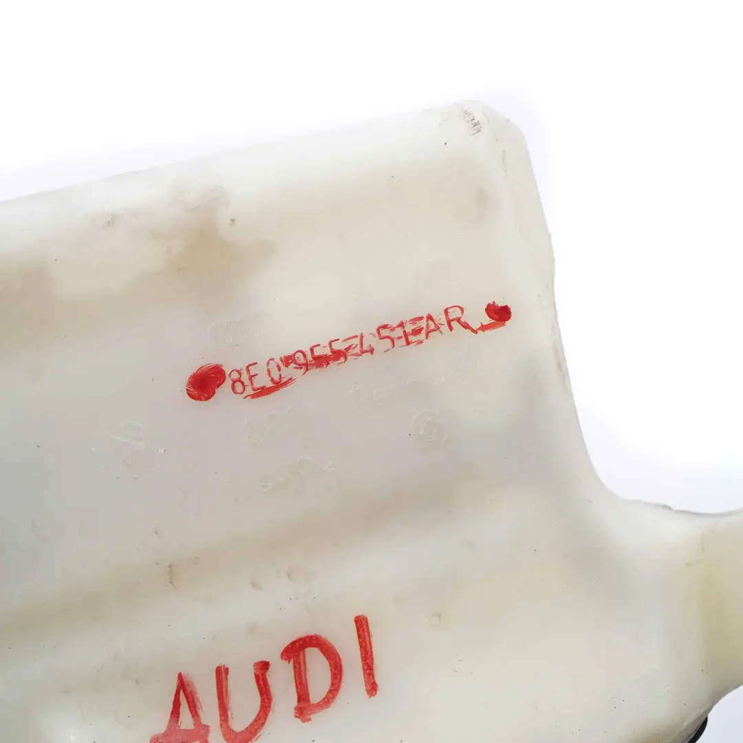 Lavaparabrisas Botella Depósito para Audi A4 B7 con número de pieza 8E0955451AR Audi A4 B7 Lavaparabrisas Botella Depósito - SKU 8E0955451AR - Número de pieza 8E0955451AR