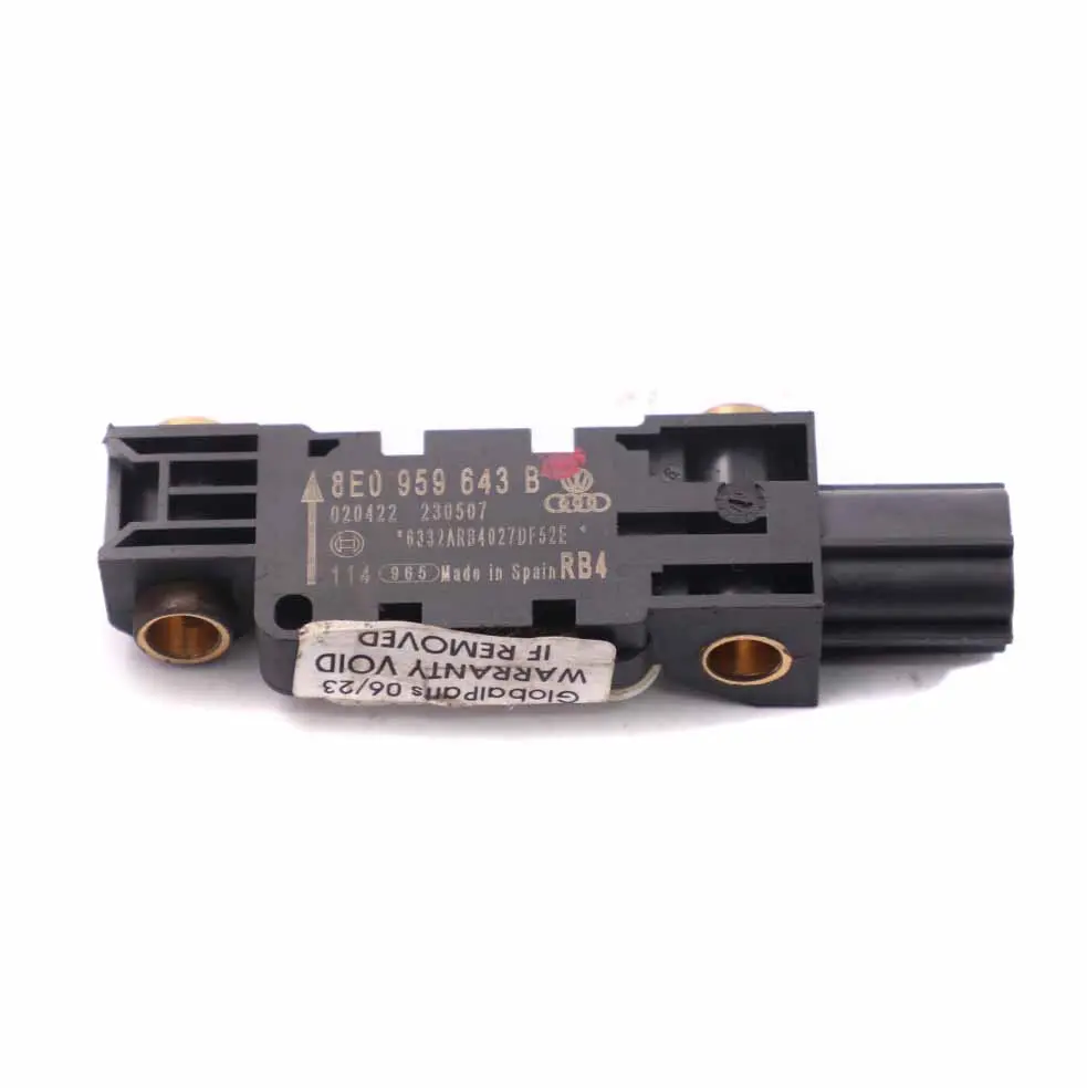 Czujnik Sensor Uderzenia do Audi A4 B7 o numerze 8E0959643B Audi A4 B7 Czujnik Sensor Uderzenia - SKU 8E0959643B - Numer Części 8E0959643B