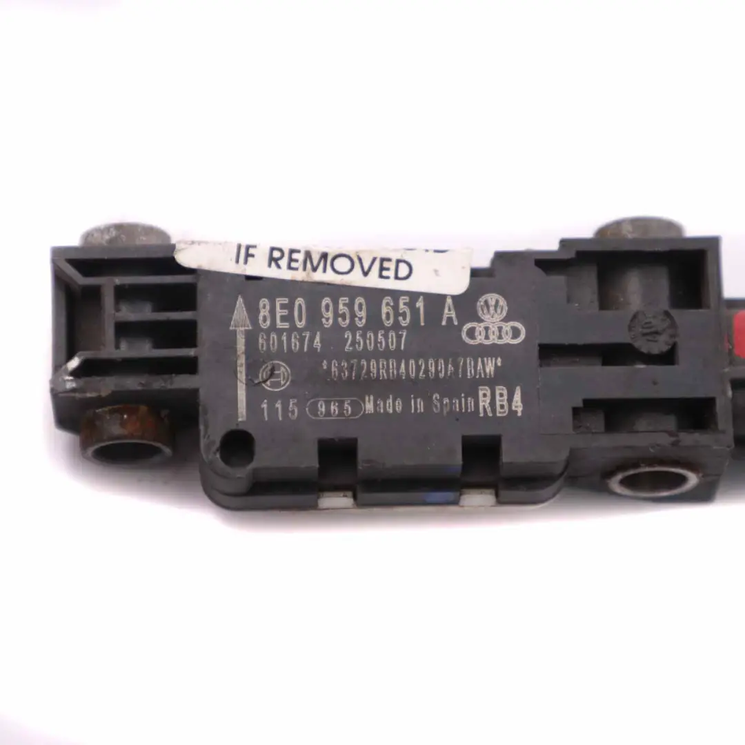 Vorderseite Aufprall Airbag Sensor Einheit Modul für Audi A4 B7 mit Teilenummer 8E0959651A Audi A4 B7 Vorderseite Aufprall Airbag Sensor Einheit Modul - SKU 8E0959651A - Teilenummer 8E0959651A