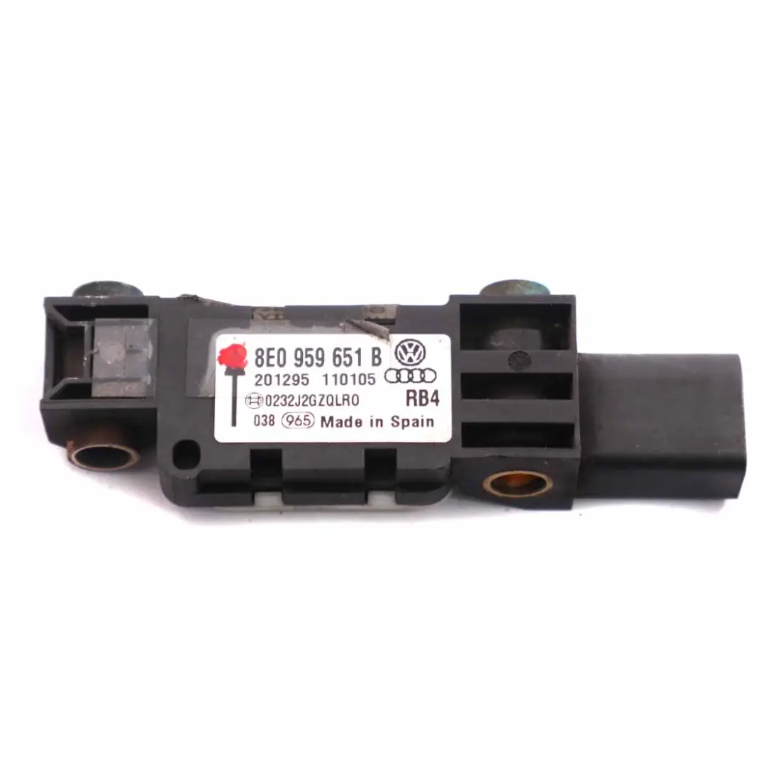 Crash Impact Airbag Sensor Unit Module Air Bag to Audi A3 8P with Part number 8E0959651B Audi A3 8P Crash Impact Airbag Sensor Unit Module Air Bag - SKU 8E0959651B - Part number 8E0959651B