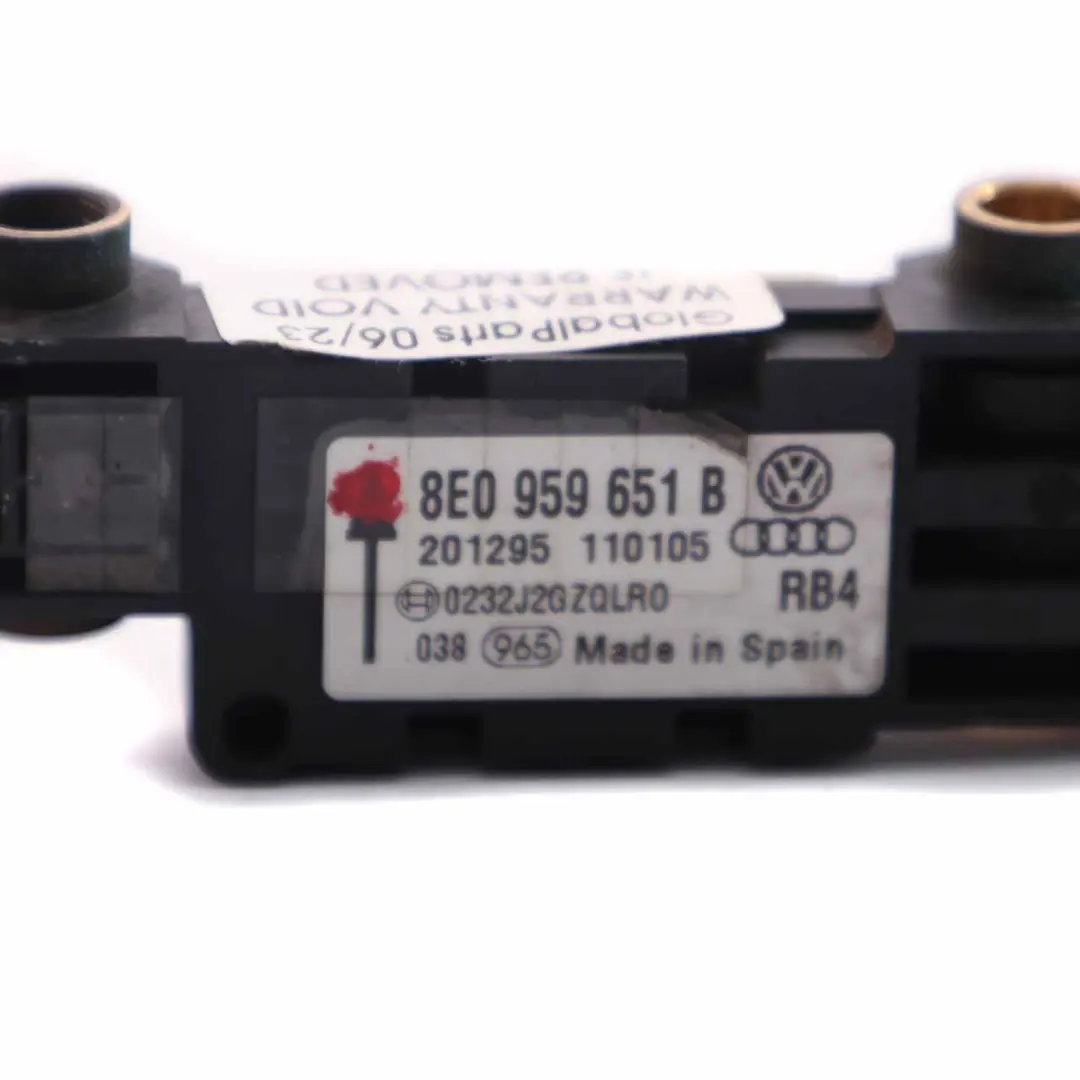 Audi A3 8P Aufprall Airbag Sensor einheit Modul Airbag - SKU 8E0959651B - Teilenummer 8E0959651B