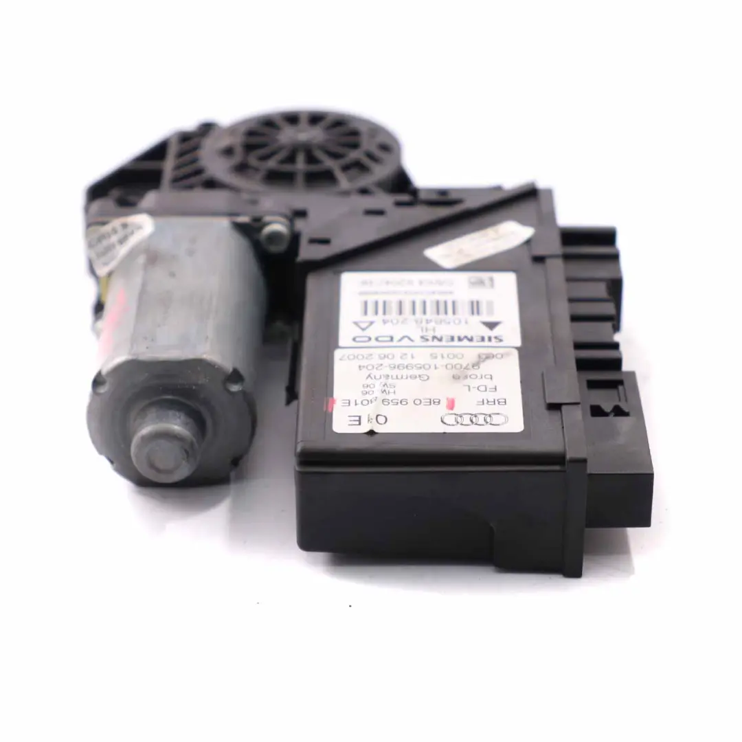 Audi A4 B7 Fensterheber Motor Tür hinten links Regulator Drive - SKU 8E0959801E - Teilenummer 8E0959801E