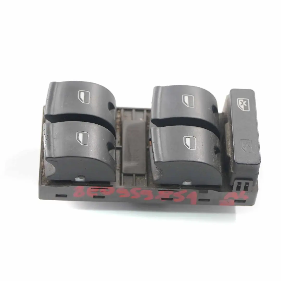 Audi A4 B7 Interrupteur de lève-vitre Bouton de porte côté conducteur - SKU 8E0959851 - Numéro de pièce 8E0959851