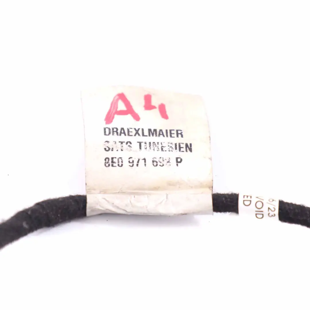 Audi A4 B7 Türkarte Lautsprecher Kabelbaum Verkabelung hinten - SKU 8E0971693P - Teilenummer 8E0971693P
