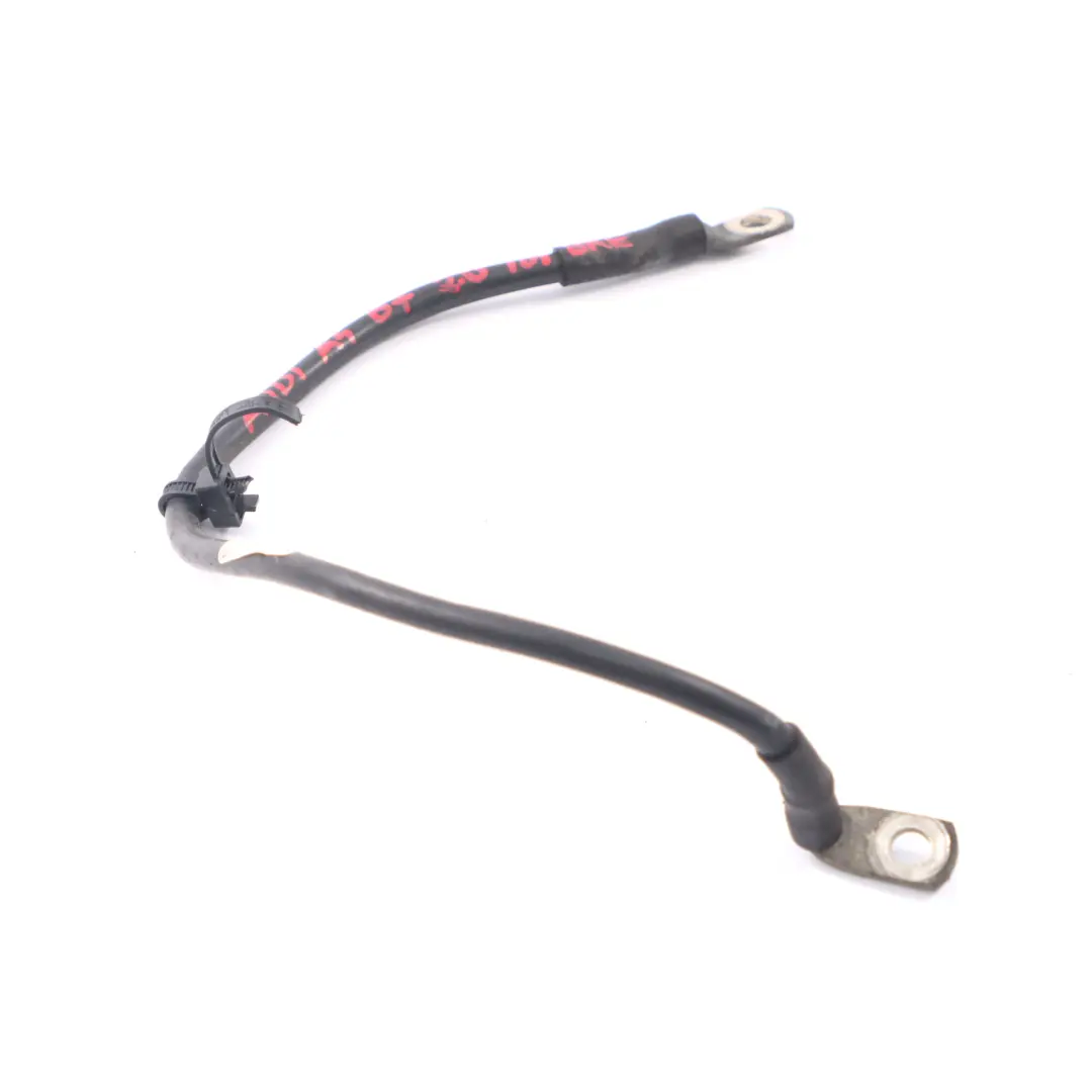 Audi A4 B7 2.0 TDI Borne négative de la batterie Câble de terre - SKU 8E1971235L - Numéro de pièce 8E1971235L