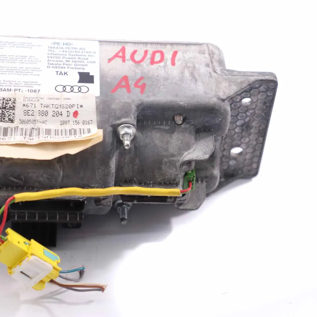 Audi A4 B7 Airbag lato passeggero cruscotto anteriore Air Bag - SKU 8E2880204D - Numero di parte 8E2880204D