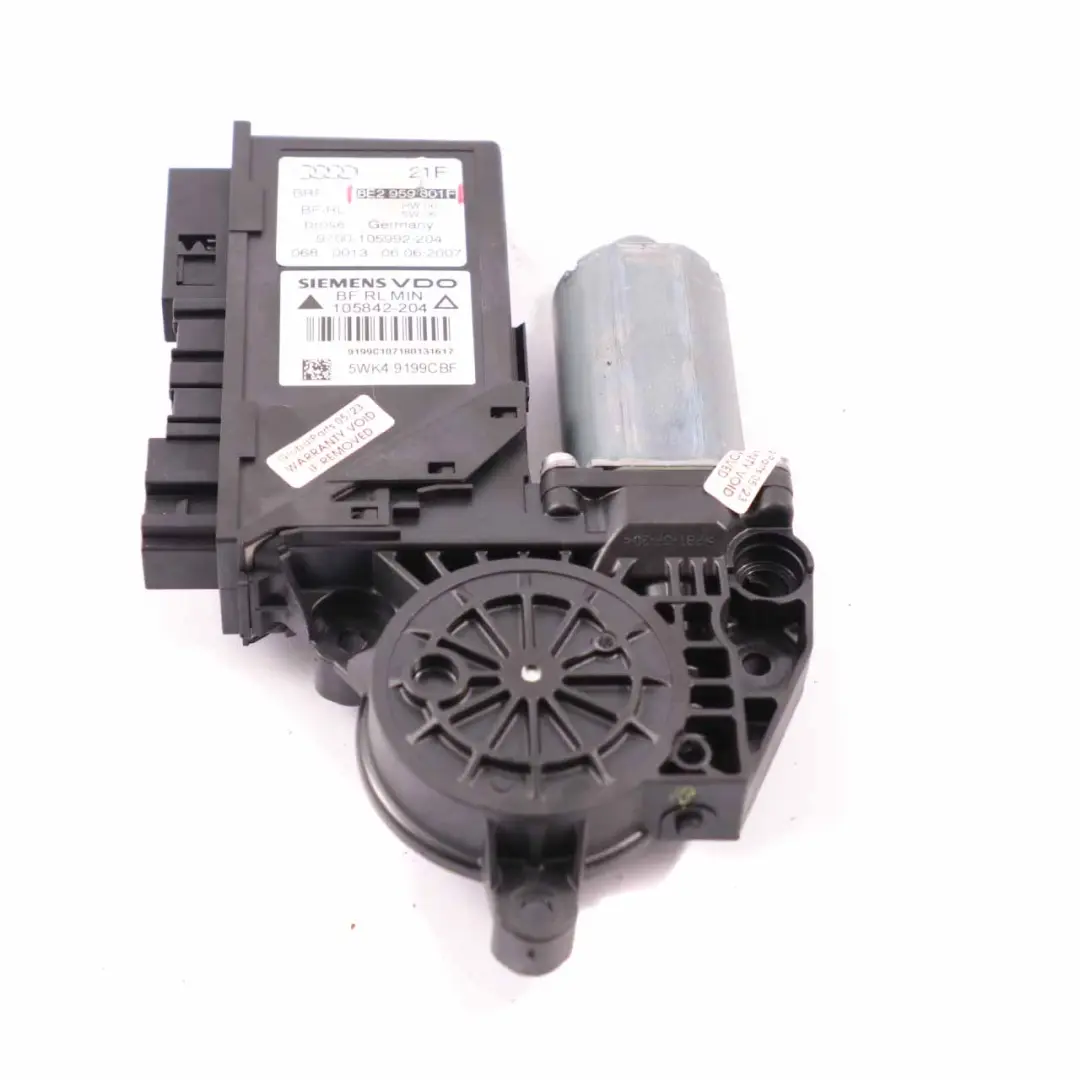 Audi A4 B7 Window Lifter Motor Door Front Left N/S Regulator Drive - SKU 8E2959801F - Part number 8E2959801F