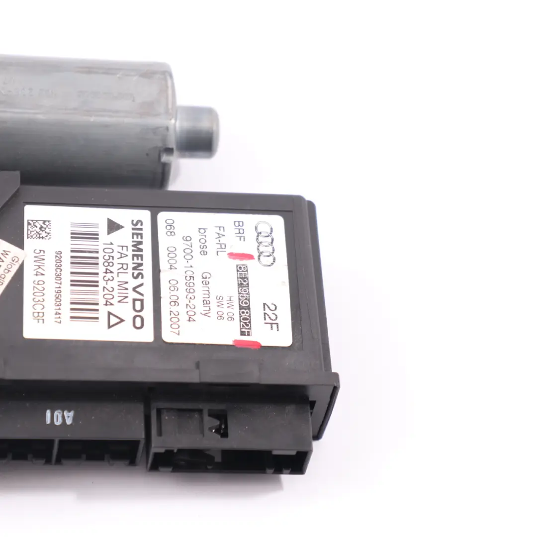 Lifter Motor Audi A4 B7 Front Right O/S Door Window Drive to with Part number 8E2959802F Lifter Motor Audi A4 B7 Front Right O/S Door Window Drive - SKU 8E2959802F - Part number 8E2959802F