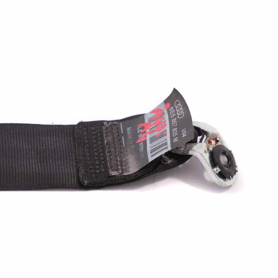 Belt Rear Left Right N/O/S Seatbelt Black to Audi A4 B7 Seat with Part number 8E5857805M Audi A4 B7 Seat Belt Rear Left Right N/O/S Seatbelt Black - SKU 8E5857805M - Part number 8E5857805M