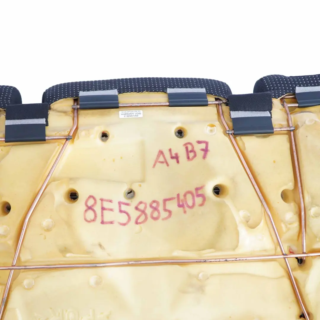 Audi A4 B7 Avant Tylna Kanapa Siedzisko Materiał - SKU 8E5885405 - Numer Części 8E5885405