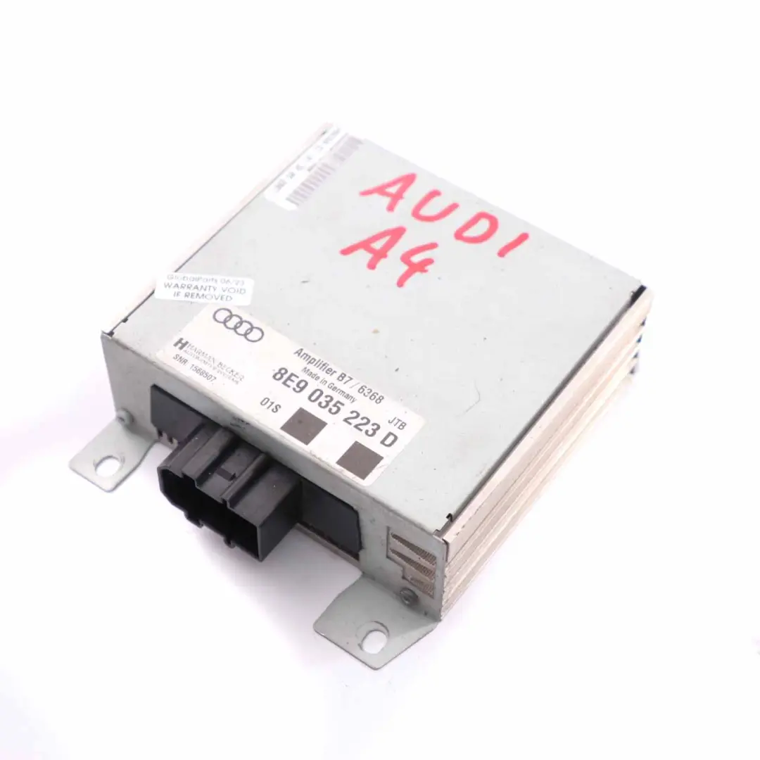 Audi A4 B7 Audio Radio Antenna Amplificatore Unità Harman Becker - SKU 8E9035223D - Numero di parte 8E9035223D