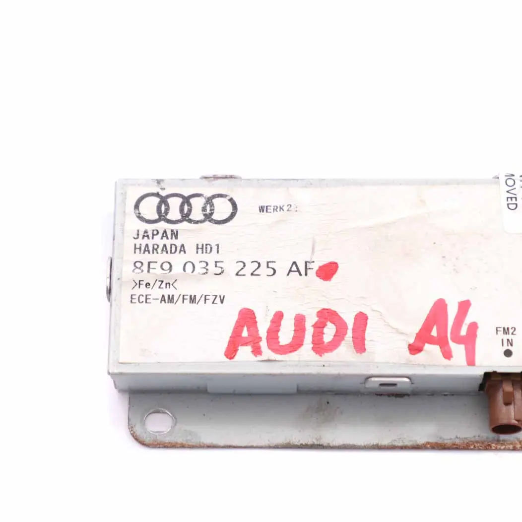 Wzmacniacz Anteny do Audi A4 B7 o numerze 8E9035225AF Audi A4 B7 Wzmacniacz Anteny - SKU 8E9035225AF - Numer Części 8E9035225AF