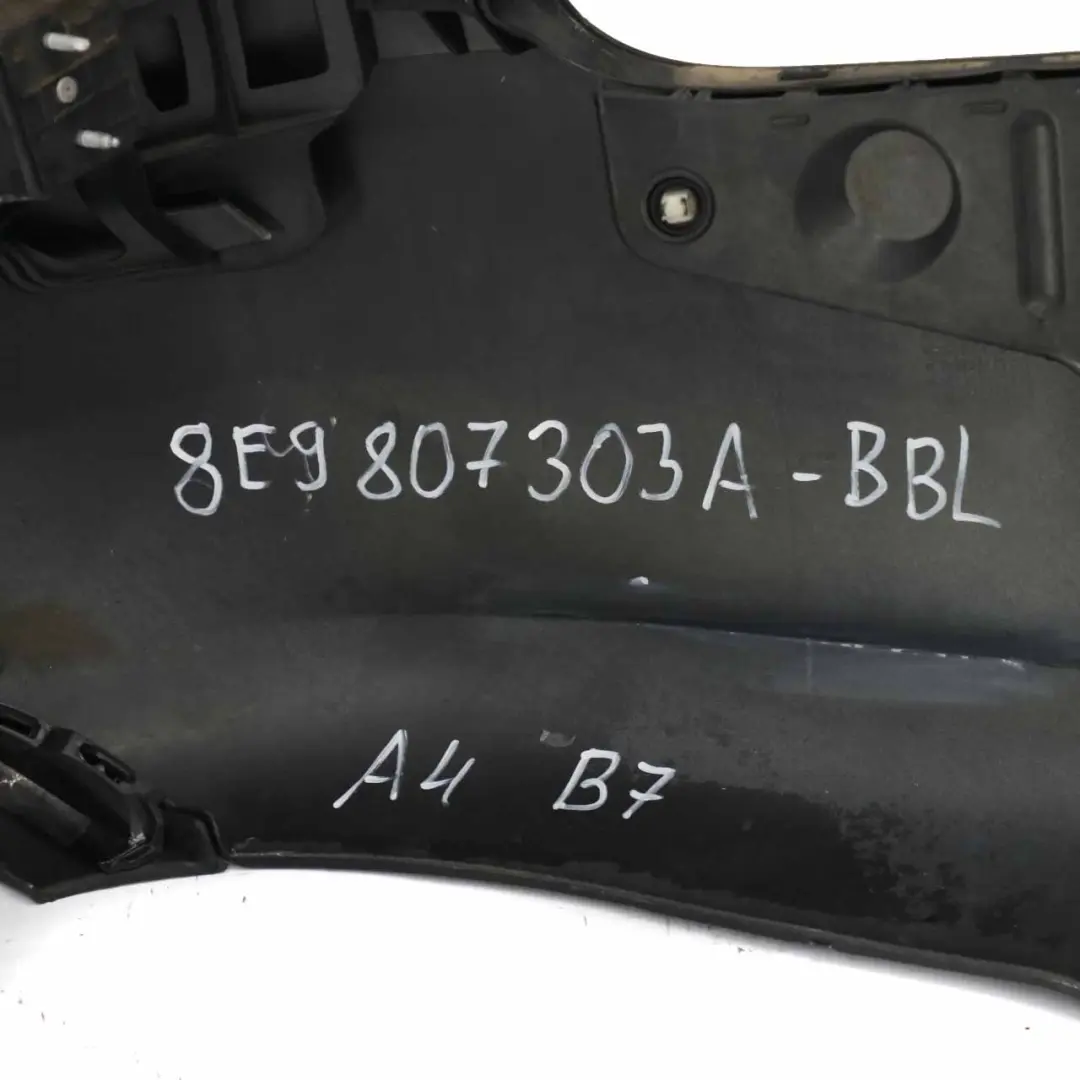 Audi A4 B7 Rear Bumper Panel PDC Parktronic Covering Avant Brilliant Black LY9B - SKU 8E9807303A-BBL - Part number 8E9807303A