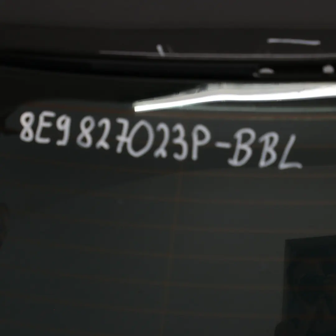 Boot Lid Tailgate Audi A4 B7 Avant Rear Trunk Lid Panel Brilliant Black - LY9B to with Part number 8E9827023P Boot Lid Tailgate Audi A4 B7 Avant Rear Trunk Lid Panel Brilliant Black - LY9B - SKU 8E9827023P-BBL - Part number 8E9827023P