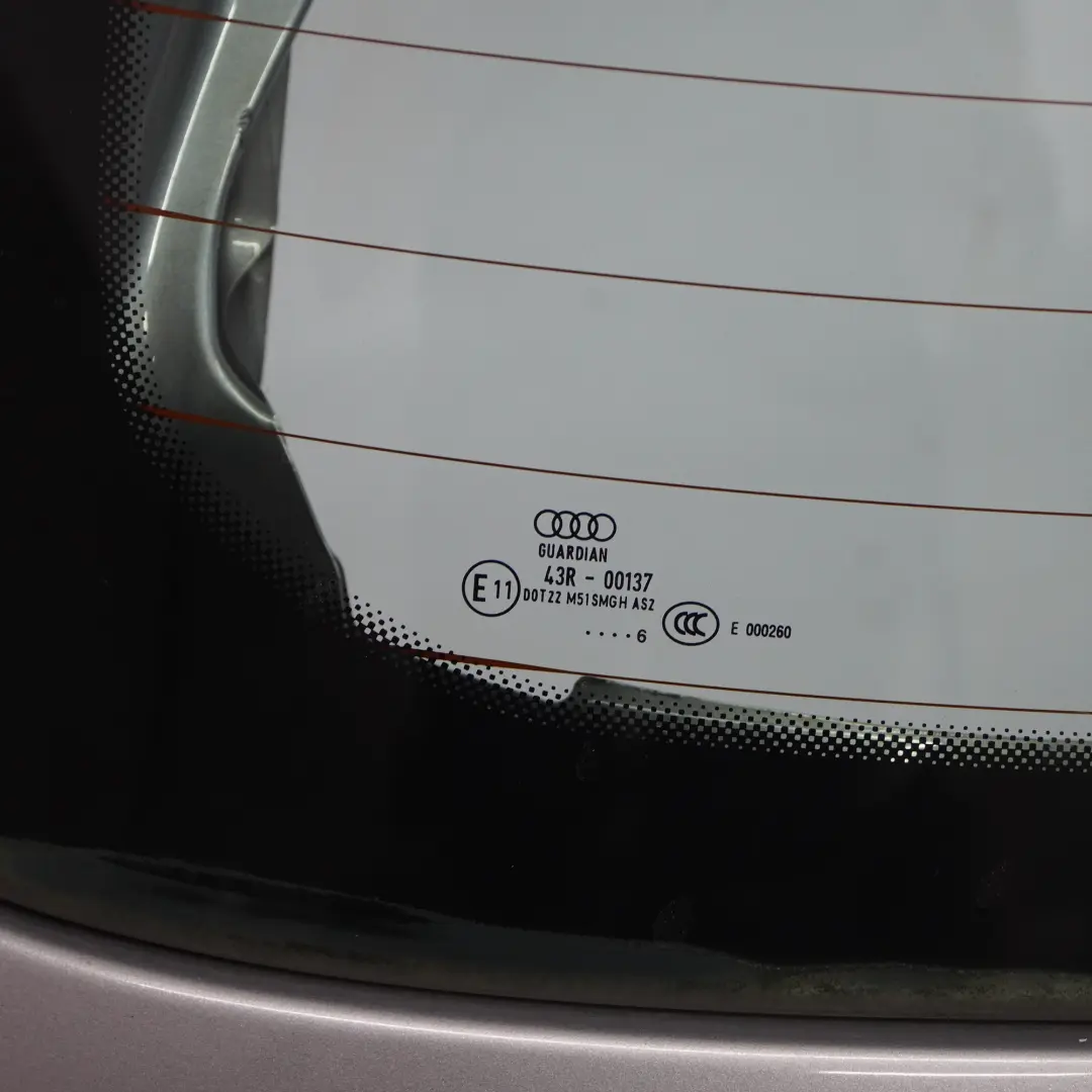 Boot Lid Tailgate Audi A4 B7 Avant Rear Trunk Lid Panel Quartz Grey - LY7G to with Part number 8E9827023P Boot Lid Tailgate Audi A4 B7 Avant Rear Trunk Lid Panel Quartz Grey - LY7G - SKU 8E9827023P-QGR - Part number 8E9827023P