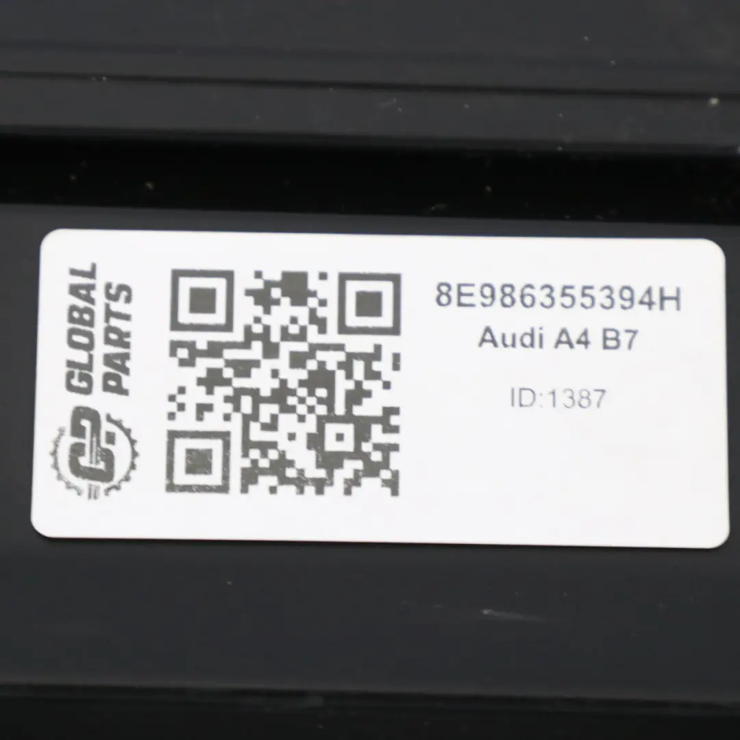 Audi A4 B7 Avant Store à enroulement Coffre arrière Tablette de rangement Noir - SKU 8E986355394H - Numéro de pièce 8E986355394H