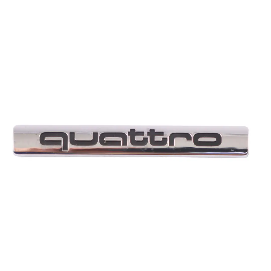 Audi A5 8T Trasero Tailgate Insignia Trunk Emblema QUATTRO Logo - SKU 8H0853737 - Número de pieza 8H0853737