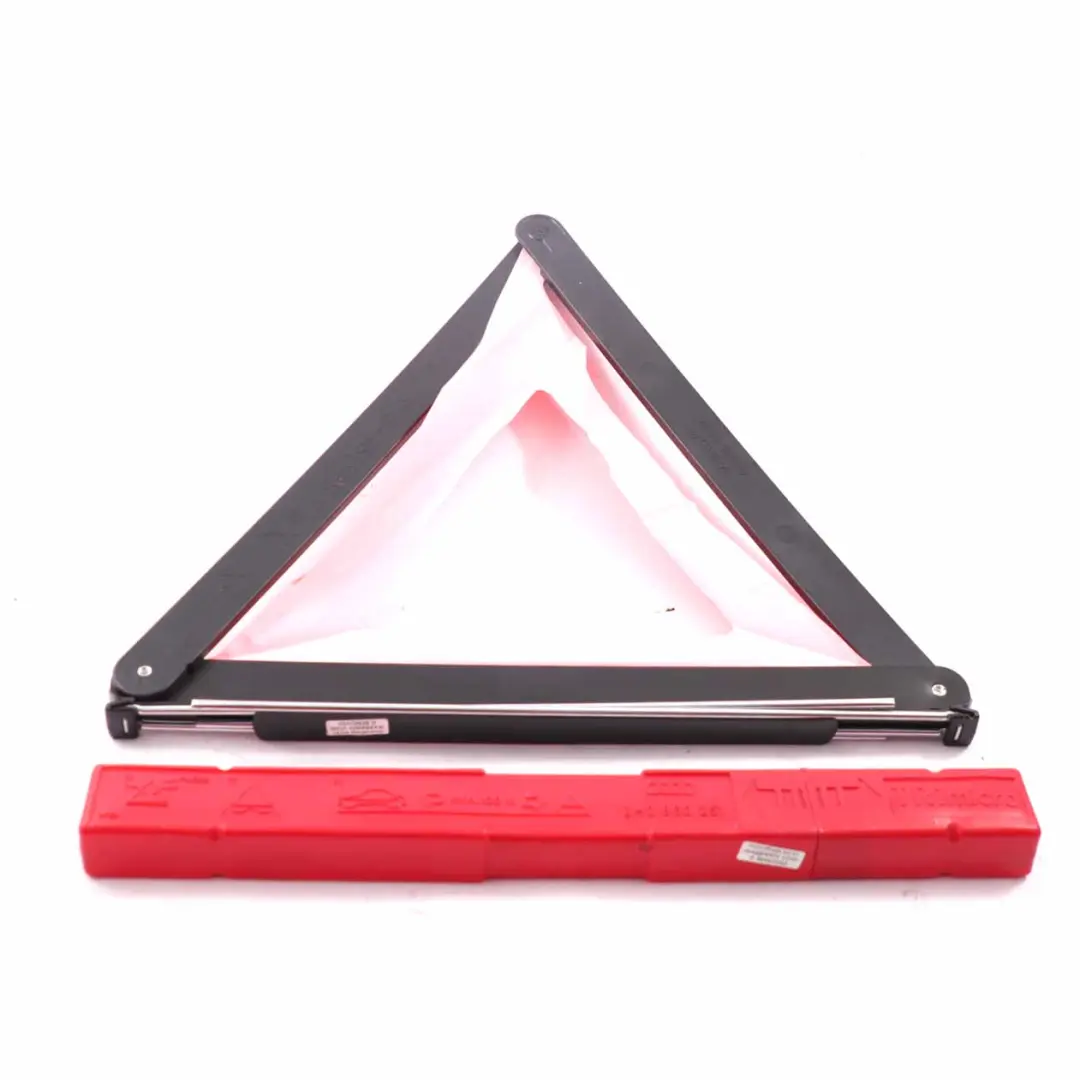 Audi A4 B7 Warning Triangle Safety Hazard Triangle Red Container - SKU 8H0860251 - Part number 8H0860251