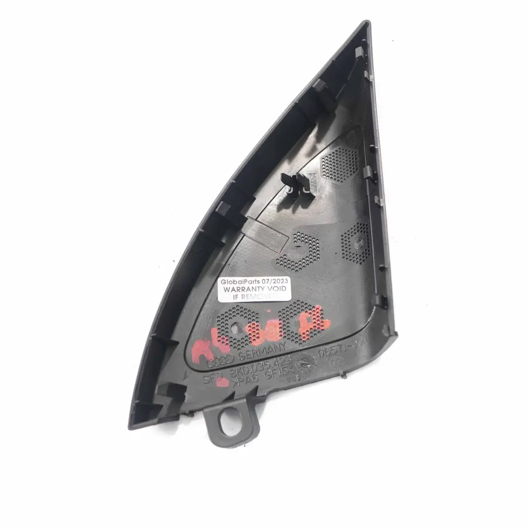 Audi A4 B8 Altavoz Triángulo Cubierta Delantera Izquierda - SKU 8K0035423 - Número de pieza 8K0035423