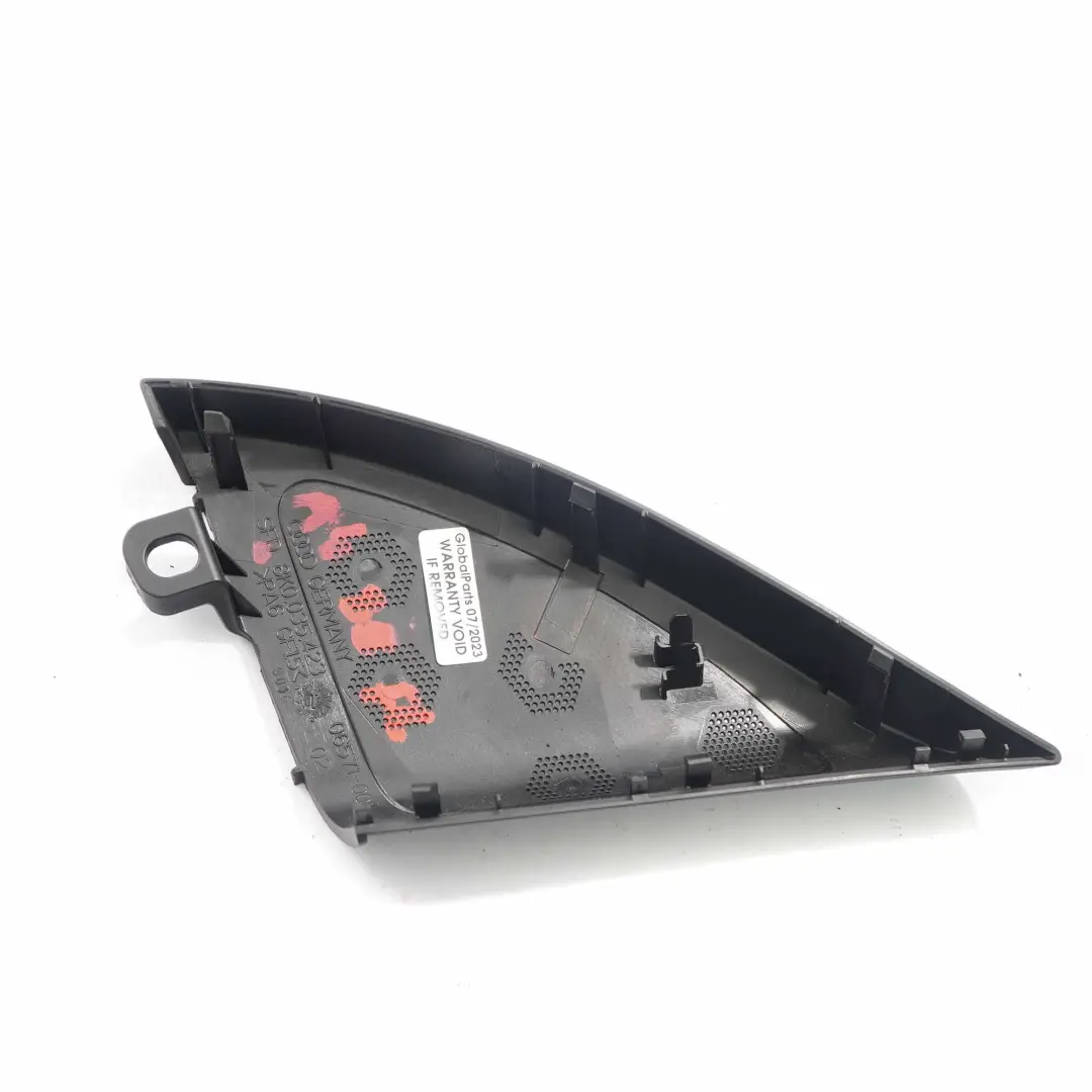 Audi A4 B8 Garniture de couvercle de haut-parleur avant gauche - SKU 8K0035423 - Numéro de pièce 8K0035423