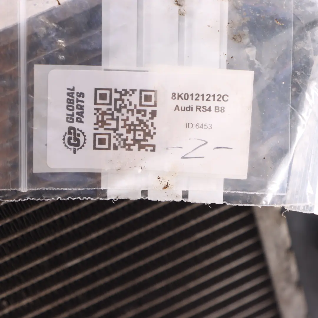 Additional Auxiliary Radiator Left N/S Engine Cooling to Audi RS4 B8 with Part number 8K0121212C Audi RS4 B8 Additional Auxiliary Radiator Left N/S Engine Cooling - SKU 8K0121212C - Part number 8K0121212C
