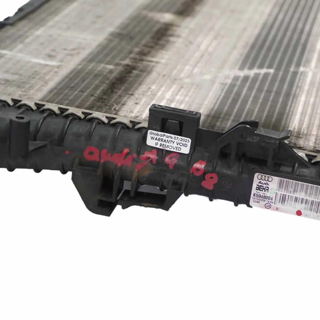 Audi A4 B8 Coolant Radiator Engine Cooling Unit Radiator - SKU 8K0121251R - Part number 8K0121251R