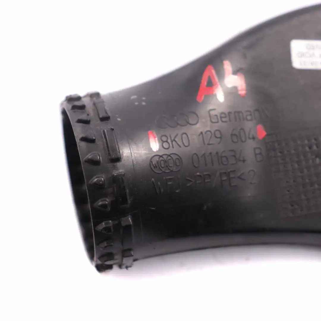Audi A4 B8 2.0 TDI Diesel Air Intake Pipe Duct Channel Hose Tube - SKU 8K0129604 - Part number 8K0129604