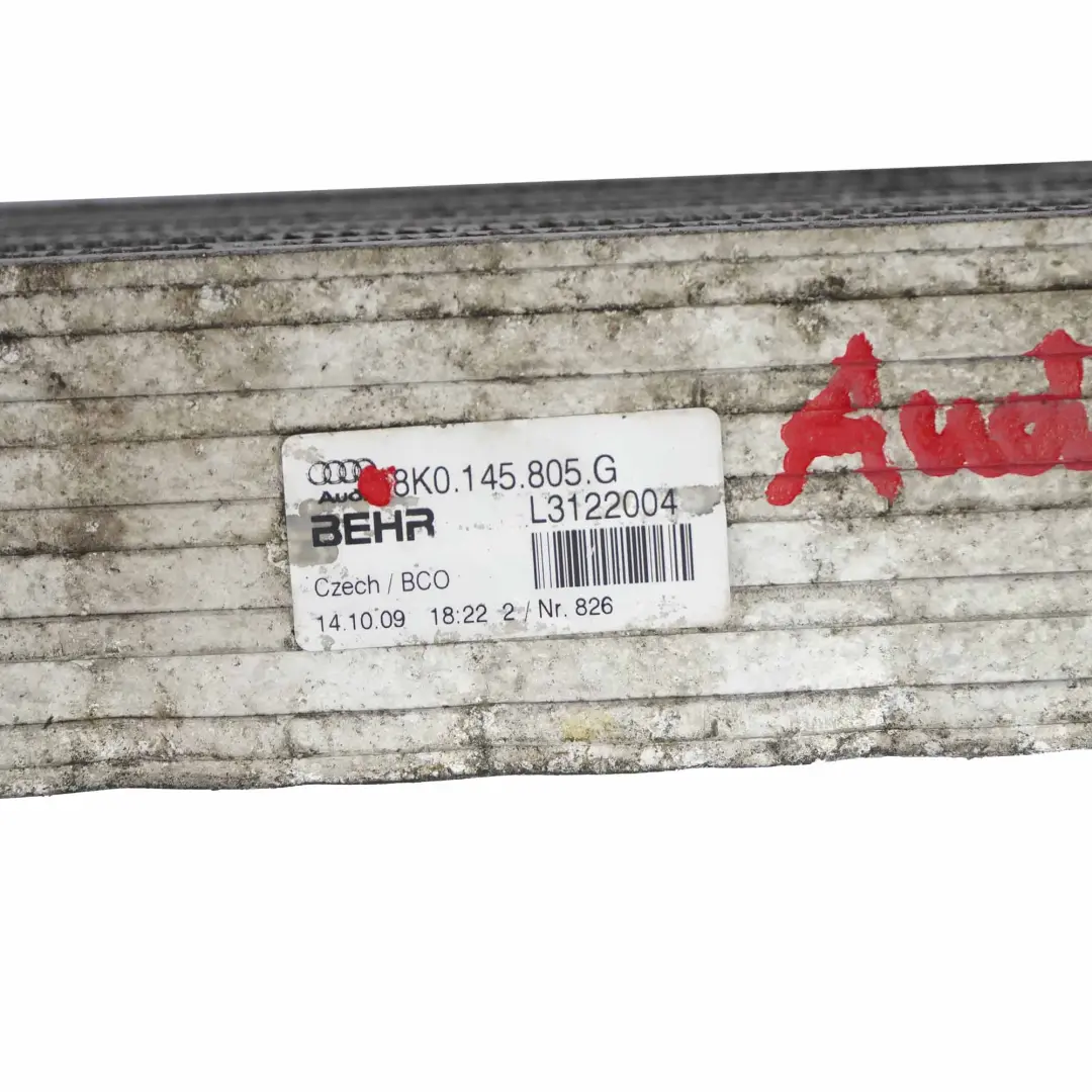 Radiator Air Charge Cooler Unit Diesel to Audi A4 B8 Intercooler with Part number 8K0145805G Audi A4 B8 Intercooler Radiator Air Charge Cooler Unit Diesel - SKU 8K0145805G - Part number 8K0145805G