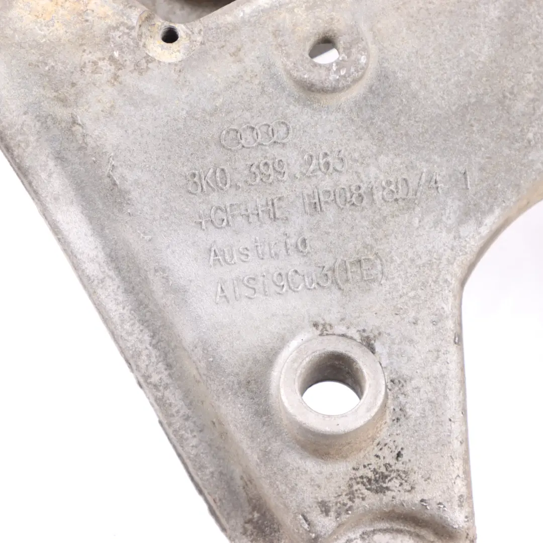 Gearbox Mount Transmission Support Bracket Holder to Audi RS4 B8 with Part number 8K0399263BF Audi RS4 B8 Gearbox Mount Transmission Support Bracket Holder - SKU 8K0399263BF - Part number 8K0399263BF