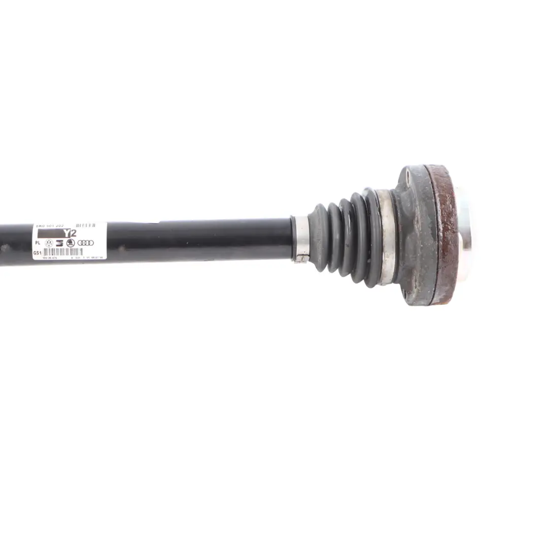 Shaft Rear Axle Right O/S Driveshaft to Audi RS4 B8 Drive with Part number 8K0501202 Audi RS4 B8 Drive Shaft Rear Axle Right O/S Driveshaft - SKU 8K0501202 - Part number 8K0501202