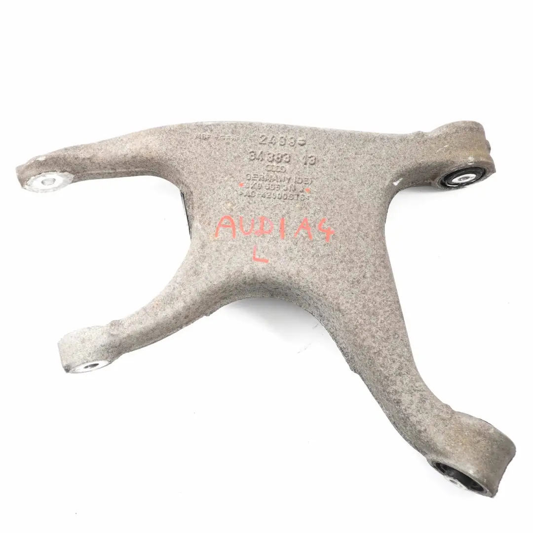 Wishbone arrière contrôle essieu suspension gauche pour Audi A4 B8 à propos du numéro de pièce 8K0505311J Audi A4 B8 Wishbone arrière contrôle essieu suspension gauche - SKU 8K0505311J - Numéro de pièce 8K0505311J