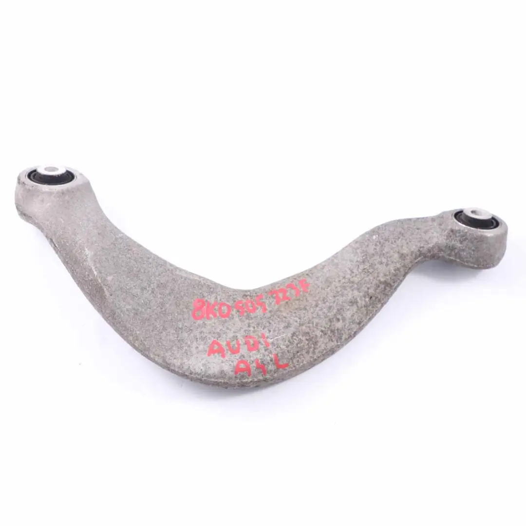Axle Upper Wishbone Control Arm Suspension Left N/S to Audi A4 B8 Rear with Part number 8K0505323F Audi A4 B8 Rear Axle Upper Wishbone Control Arm Suspension Left N/S - SKU 8K0505323F - Part number 8K0505323F