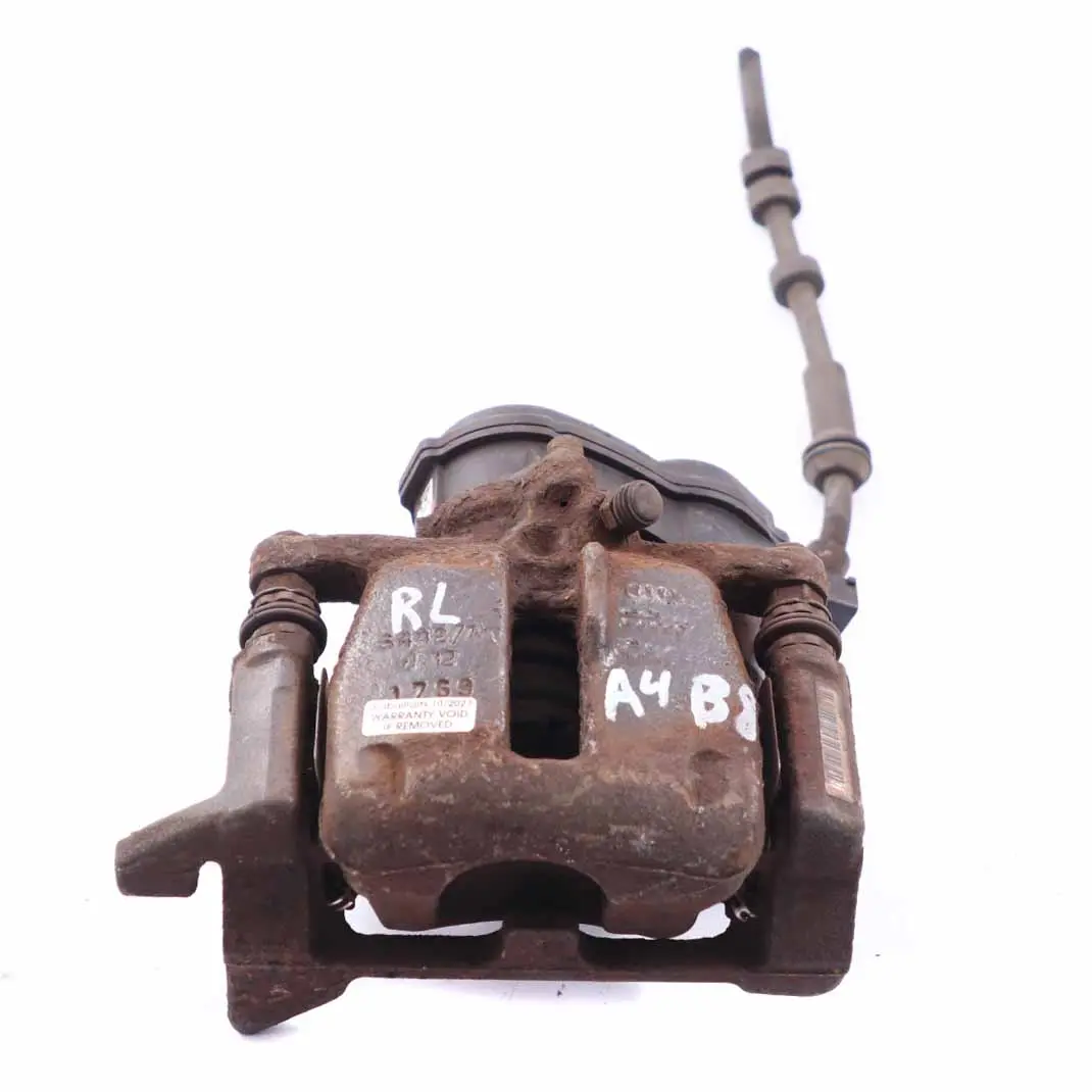 Audi A4 B8 2.0 TDI Etrier de frein arrière gauche Carter de frein roue - SKU 8K0615403 - Numéro de pièce 8K0615403