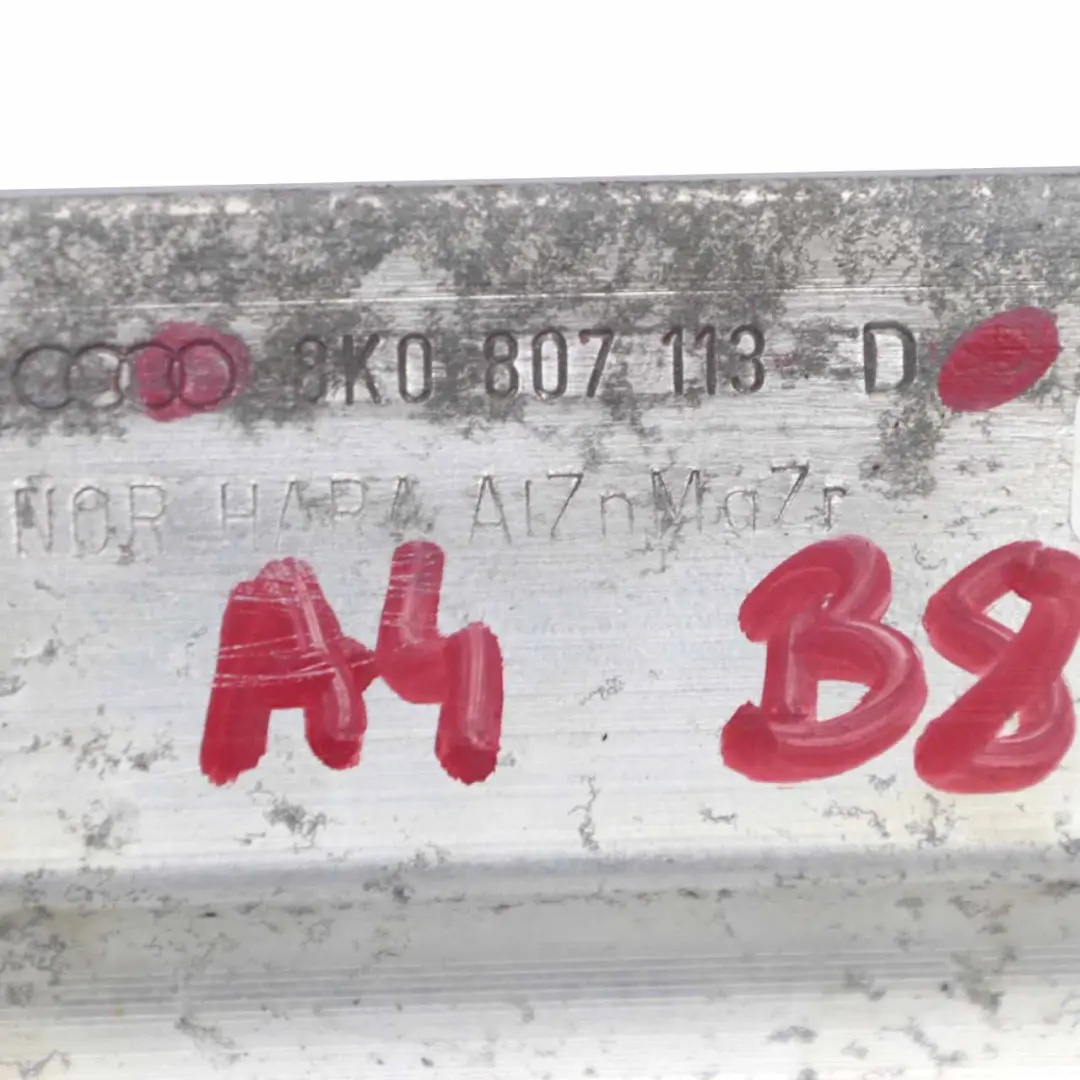 Audi A4 B8 parachoques delantero de soporte de travesaño de apoyo - SKU 8K0807113D - Número de pieza 8K0807113D