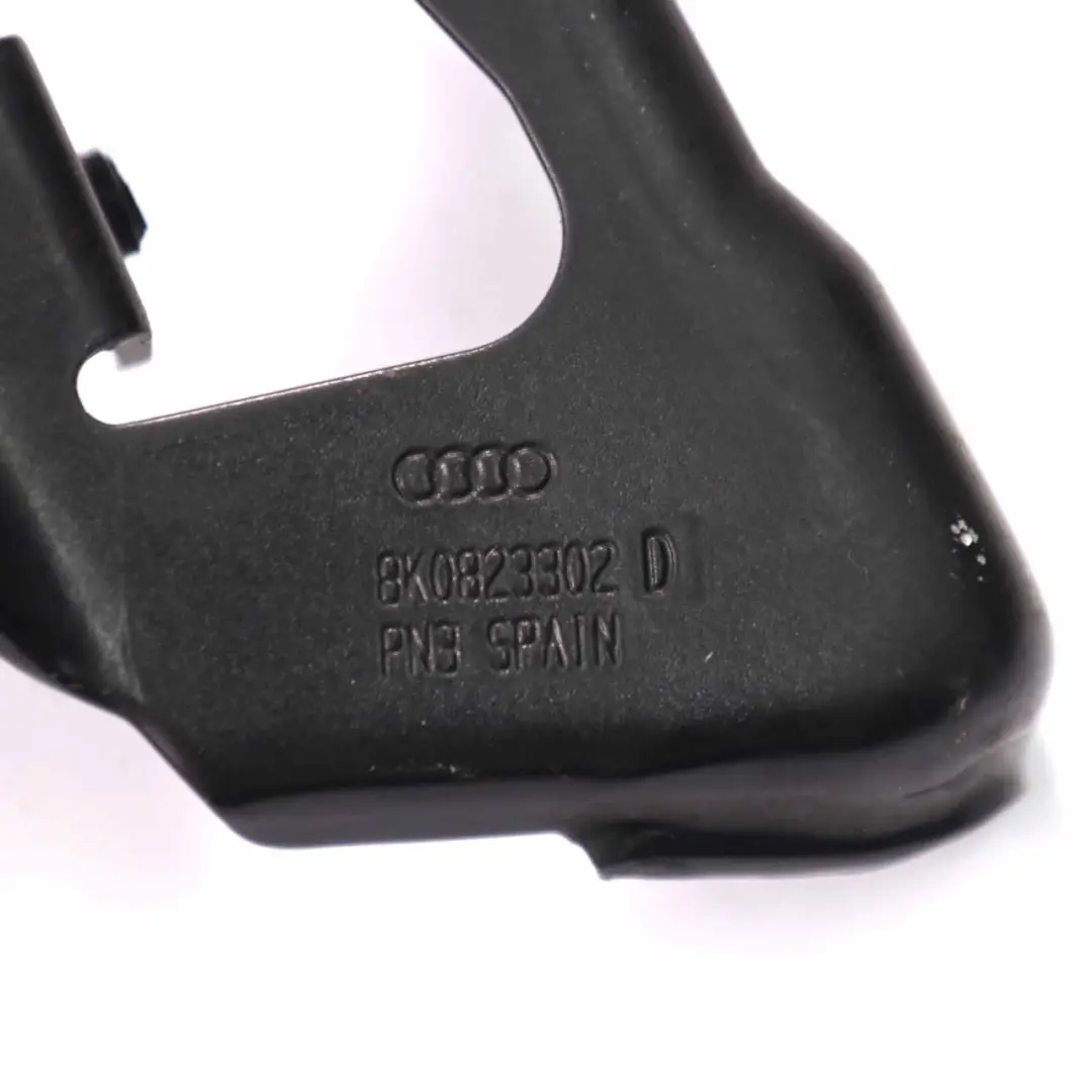 Cerniera cofano Bonnet anteriore destra nero per Audi A4 B8 con numero di parte 8K0823302D Audi A4 B8 Cerniera cofano Bonnet anteriore destra nero - SKU 8K0823302D-BLK - Numero di parte 8K0823302D