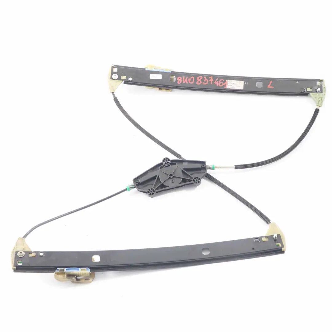 Audi A4 B8 Window Lifter Front Door Left N/S Regulator Mechanism - SKU 8K0837461 - Part number 8K0837461