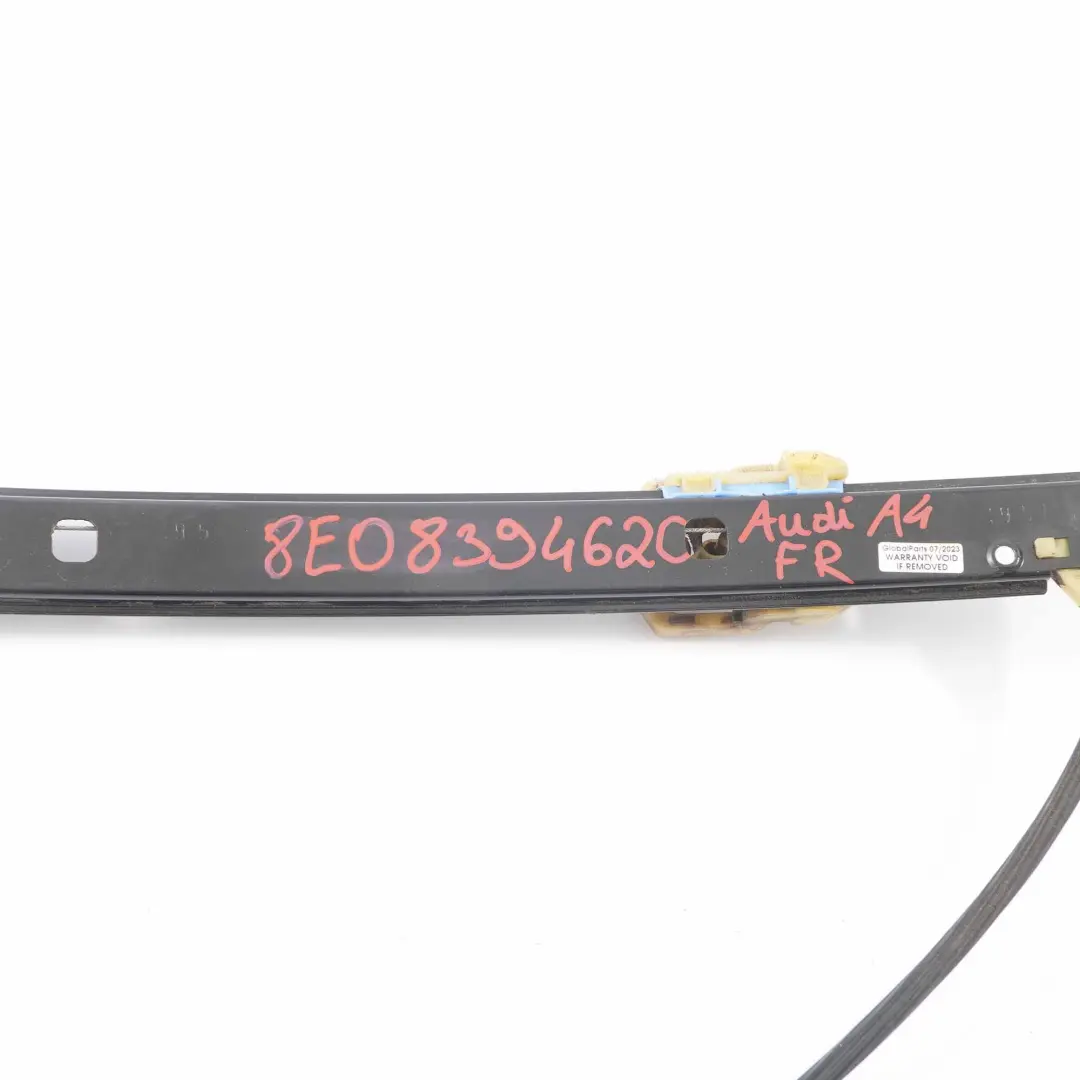 Audi A4 B8 Fensterheber Vordertür rechts Regulator Mechanismus - SKU 8K0837462 - Teilenummer 8K0837462