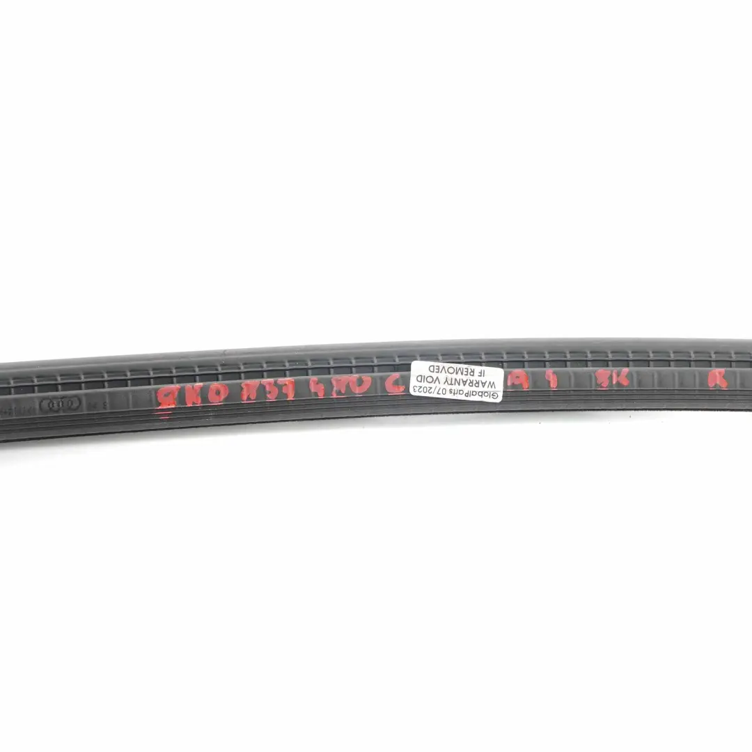 Audi A4 B8 Window Seal Door Front Right O/S Sealing Gasket Strip - SKU 8K0837480C - Part number 8K0837480C