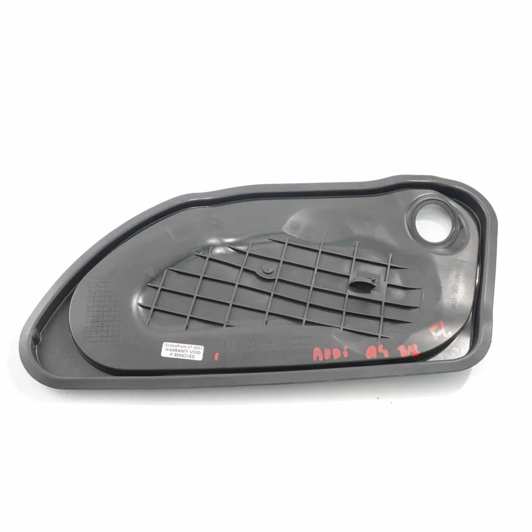 Audi A4 B8 Door Lock Latch Trim Cover Panel Plate Front Left N/S - SKU 8K0837915B - Part number 8K0837915B