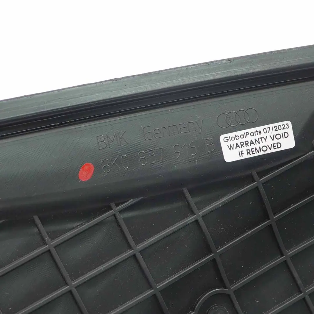 Door Card Front Right O/S Trim Inner Panel Cover to Audi A4 B8 with Part number 8K0837916B Audi A4 B8 Door Card Front Right O/S Trim Inner Panel Cover - SKU 8K0837916B - Part number 8K0837916B