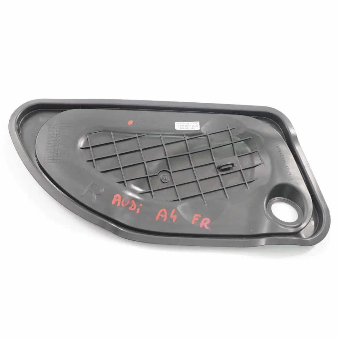 Audi A4 B8 Tapa interior guarnecido delantero derecho tarjeta puerta - SKU 8K0837916B - Número de pieza 8K0837916B