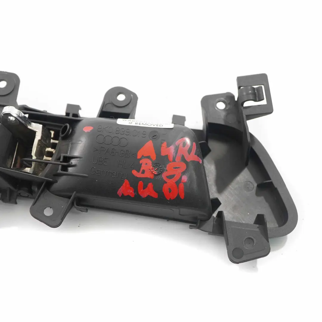 Audi A4 B8 Door Handle Grab Interior Front Rear Left N/S Chrome - SKU 8K0839019 - Part number 8K0839019