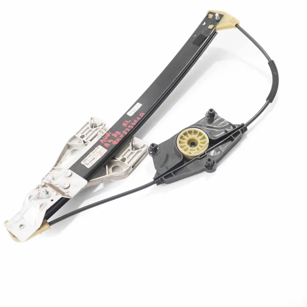 Window Lifter Rear Door Left N/S Regulator Mechanism to Audi A4 B8 with Part number 8K0839461A Audi A4 B8 Window Lifter Rear Door Left N/S Regulator Mechanism - SKU 8K0839461A - Part number 8K0839461A