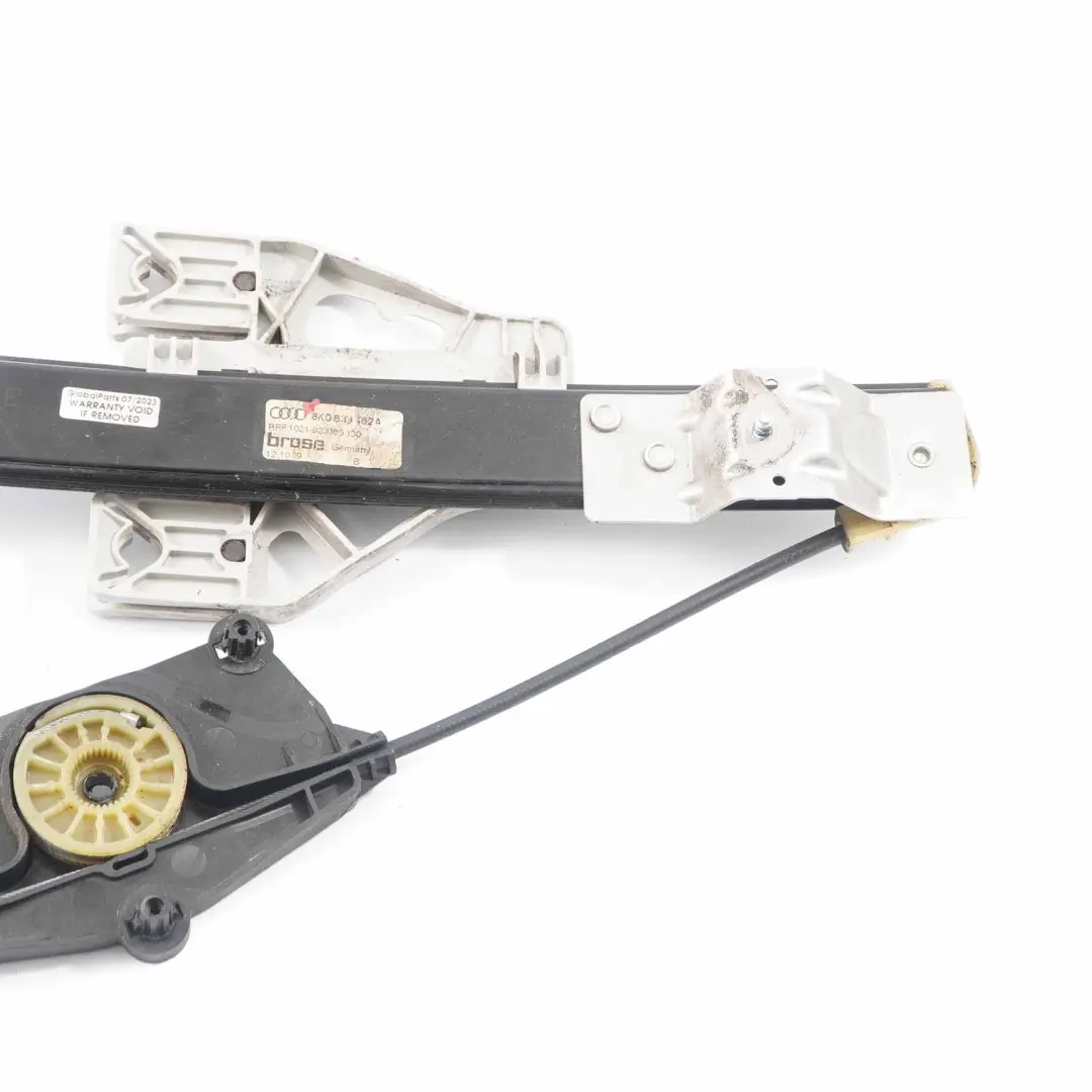 Audi A4 B8 Window Lifter Rear Door Right O/S Regulator Mechanism - SKU 8K0839462A - Part number 8K0839462A