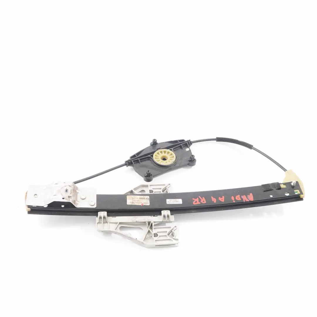 Audi A4 B8 Window Lifter Rear Door Right O/S Regulator Mechanism - SKU 8K0839462A - Part number 8K0839462A