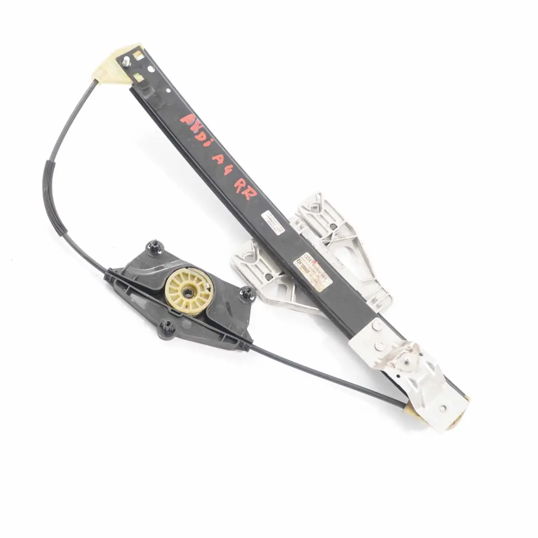 Audi A4 B8 Window Lifter Rear Door Right O/S Regulator Mechanism - SKU 8K0839462A - Part number 8K0839462A